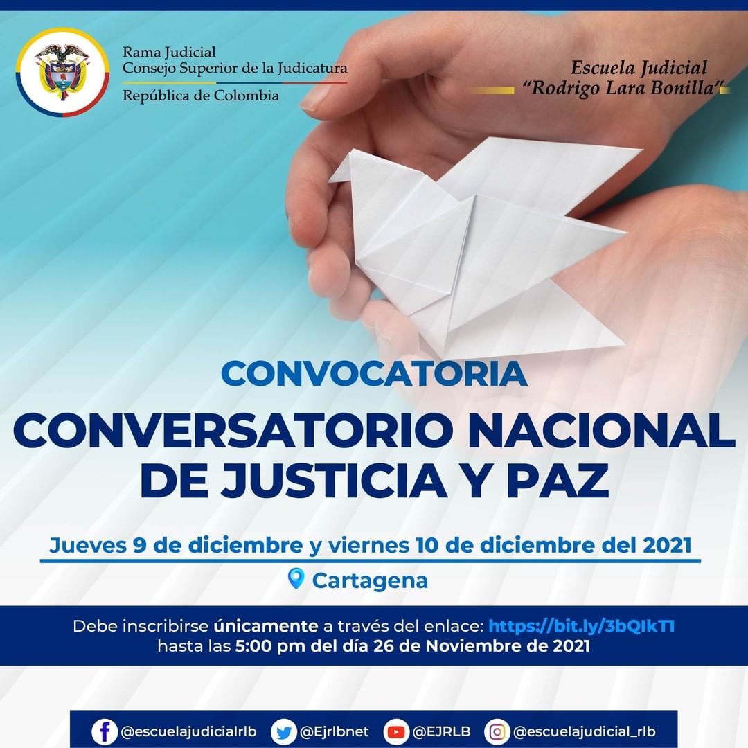 Conversatorio Nacional de Justicia y Paz.